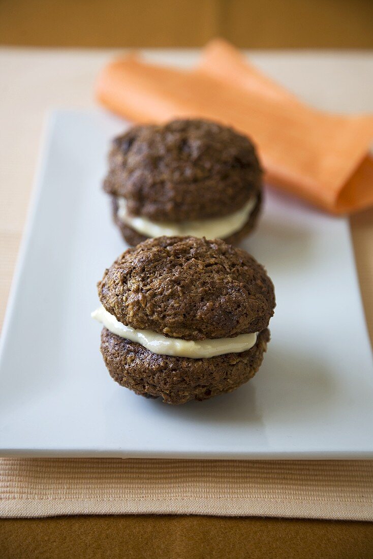 Carrot & orange whoopie pies