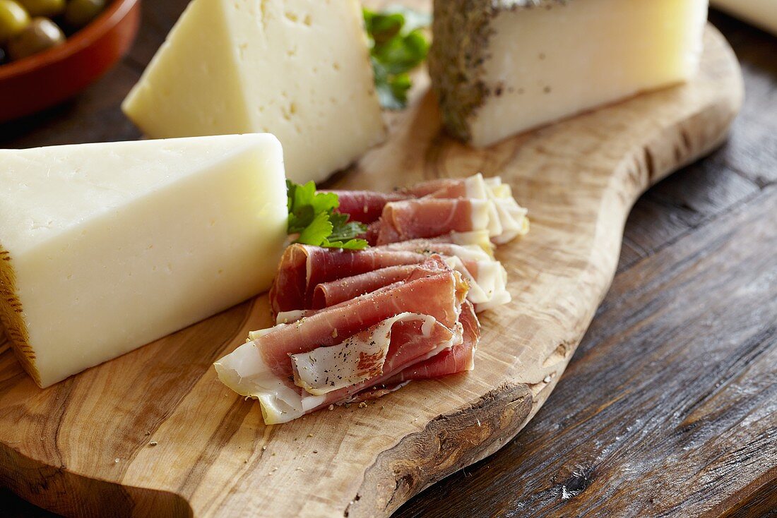 Cheese and Italian Meat Board
