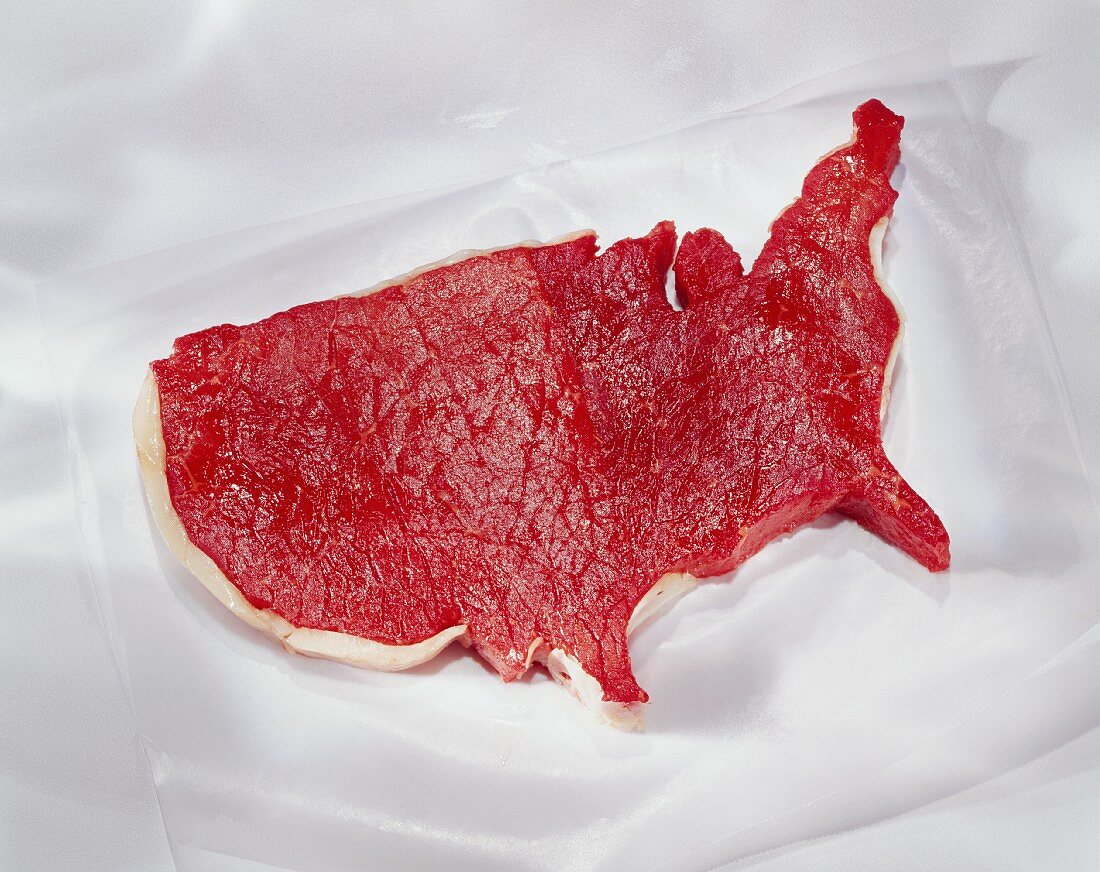 USA-förmiges Steak