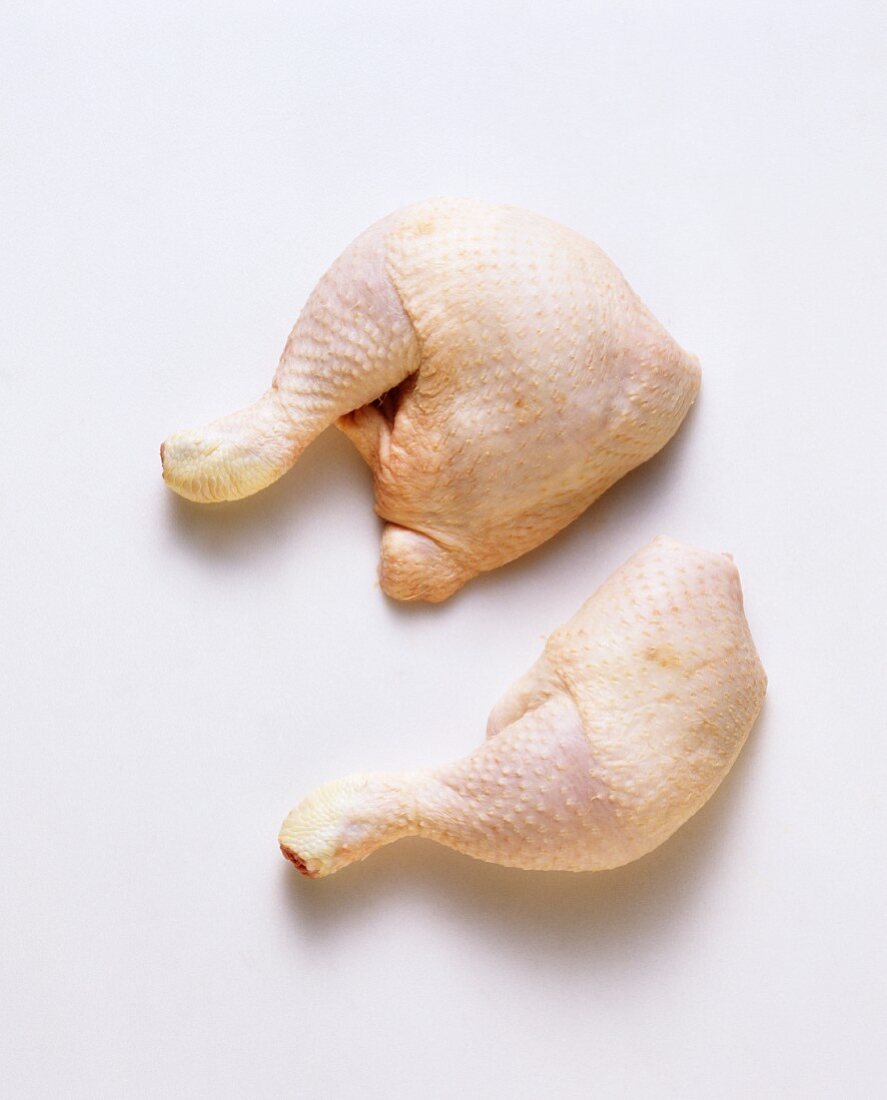 Chicken thighs with and without back piece