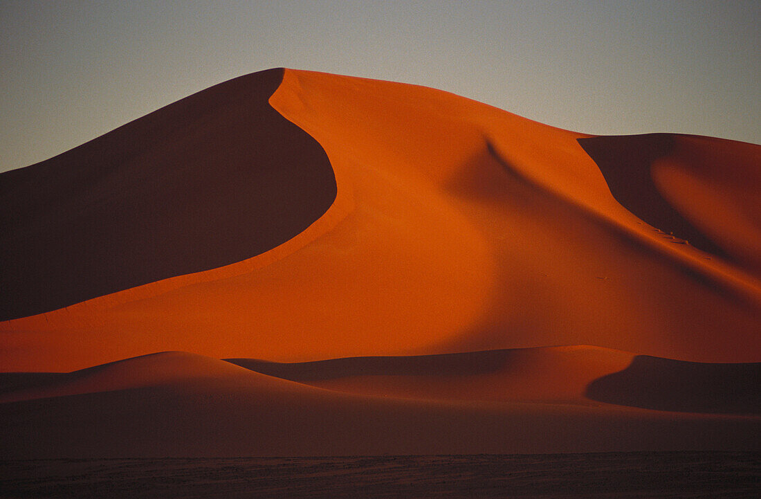 Sanddünen-Sahara Algerien