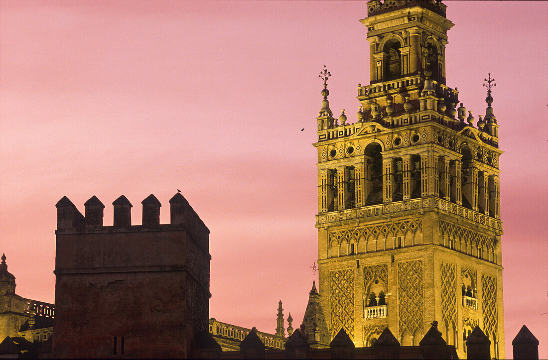 Giralda, Sevilla Andalusien, Spanien