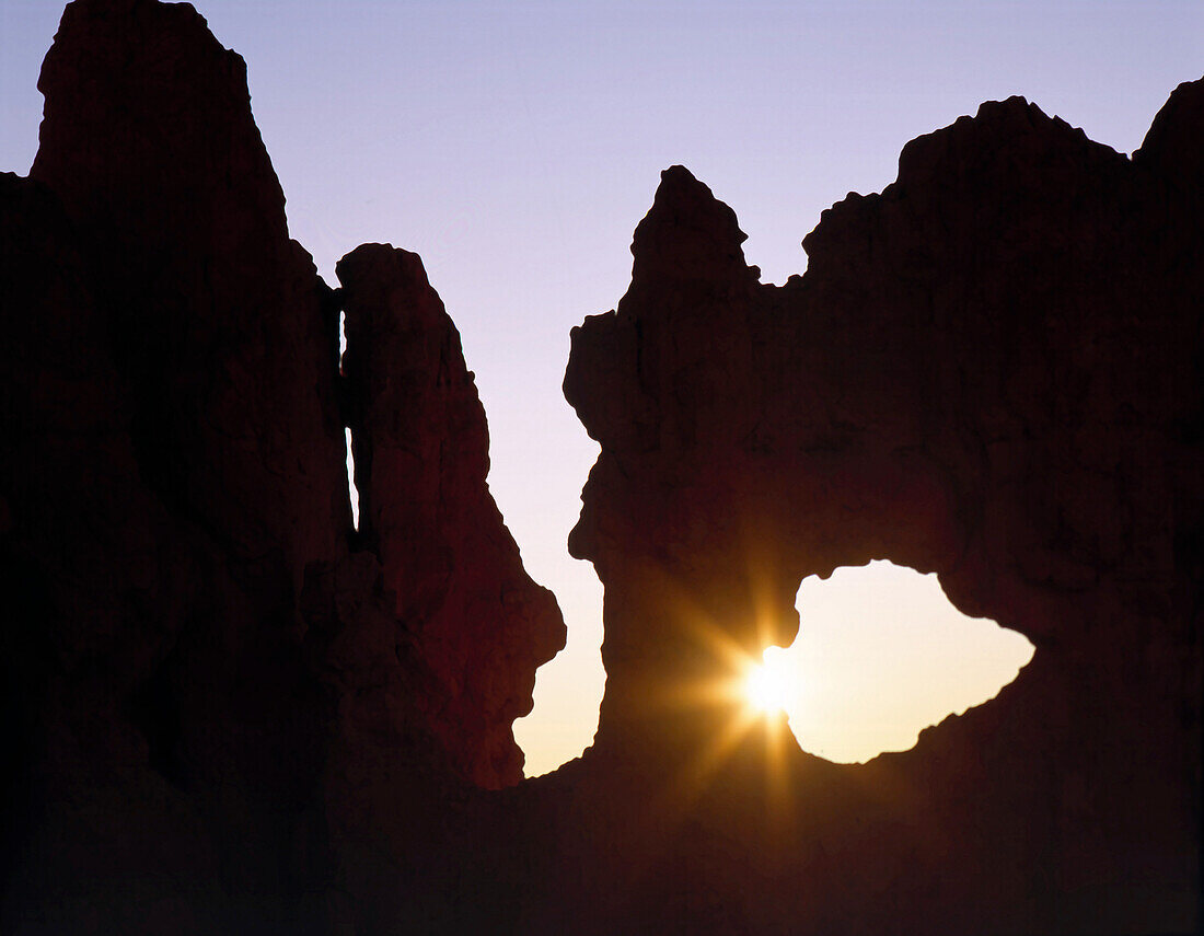 Felsformation im Antelope Canyon bei Sonnenuntergang, Arizona, USA, Amerika