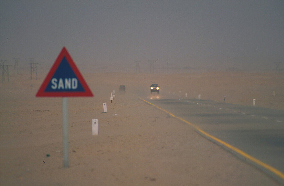 Sandsturm, Namib Wueste Namibia, Afrika