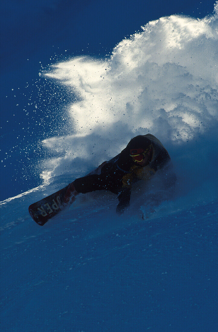 Snowboarding Kauner Tal, Oesterreich