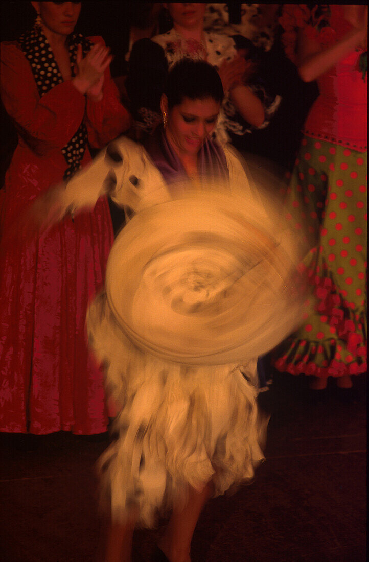 Flamencotaenzerin Sevilla, Andalusien, Spanien