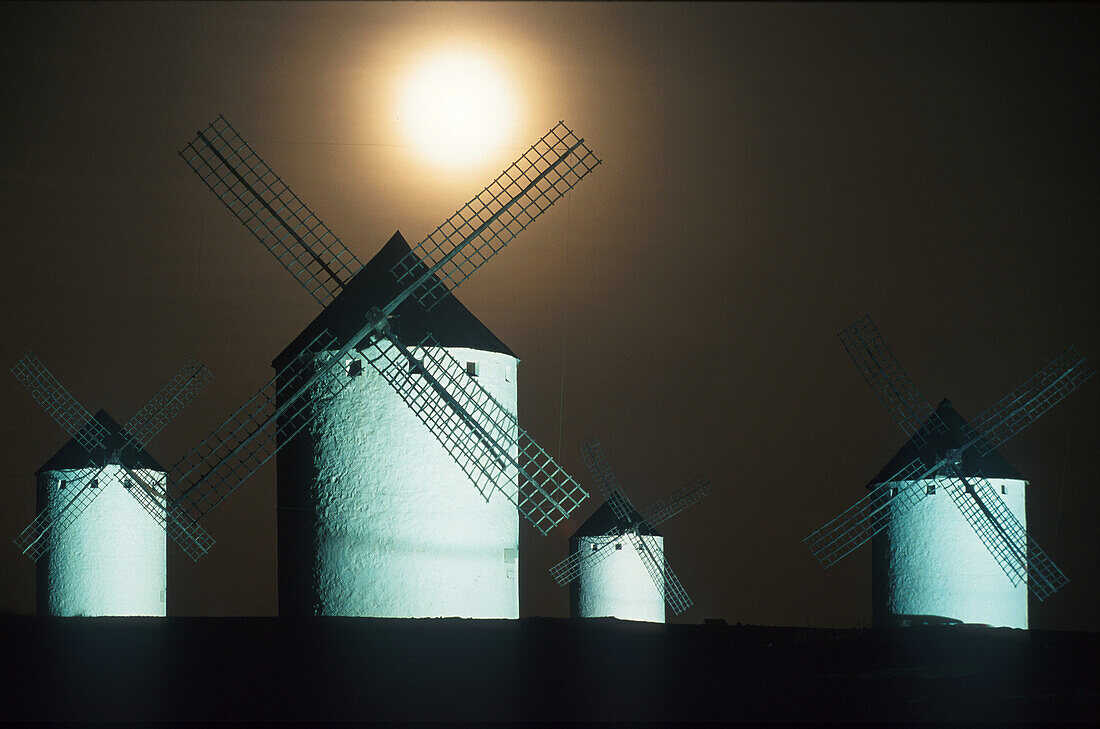 Windmühlen von La Mancha Kastilien, Spanien