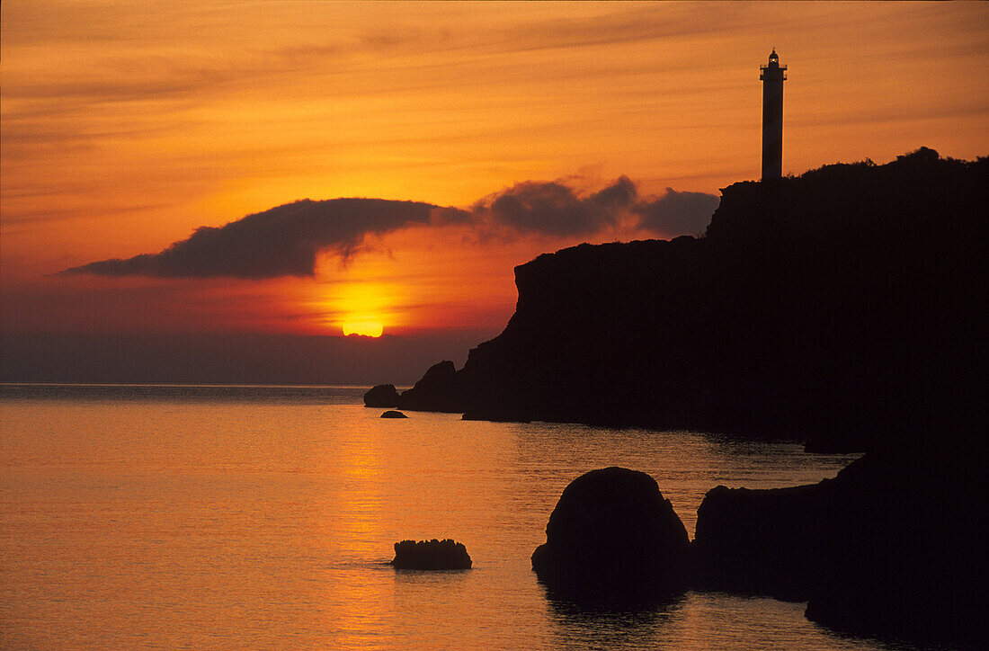 Leuchtturm von Punta Galera Ibiza, Spanien