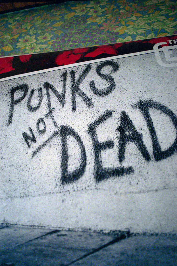 Graffiti, punk scene, Germany