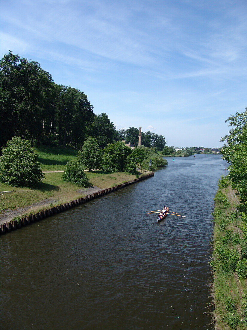 Potsdam-Glieniker Lake Durchfahrt z. Griebnitzsee