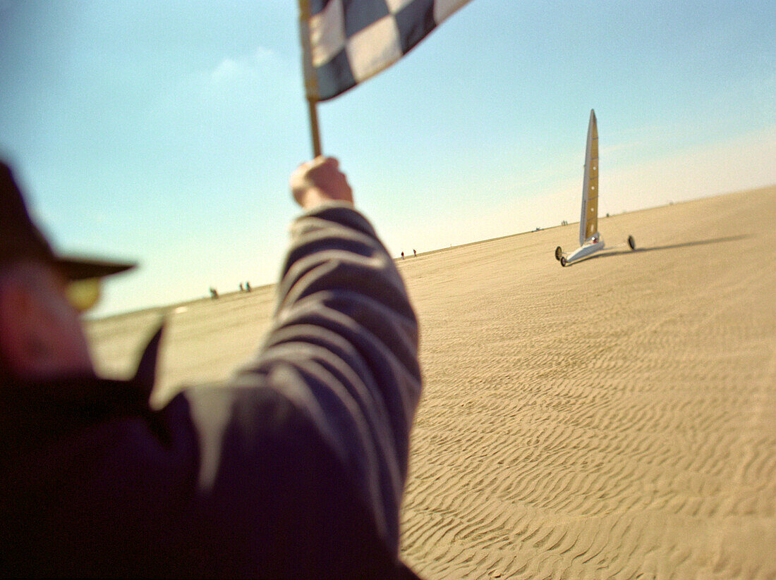 Strandsegler, St. Peter Ording, Nordsee, Schleswig-Holstein, Germany