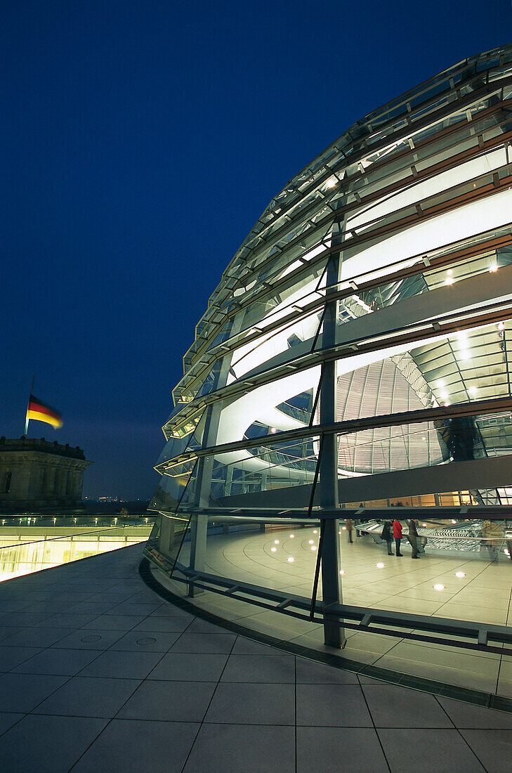 Cupola of German Reichstag, Berlin Germany