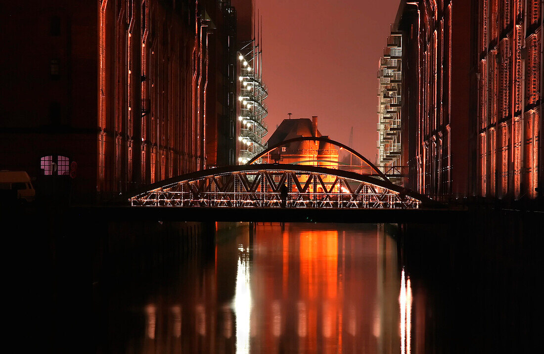 Bridge, Speicherstadt, Hamburg, Germany