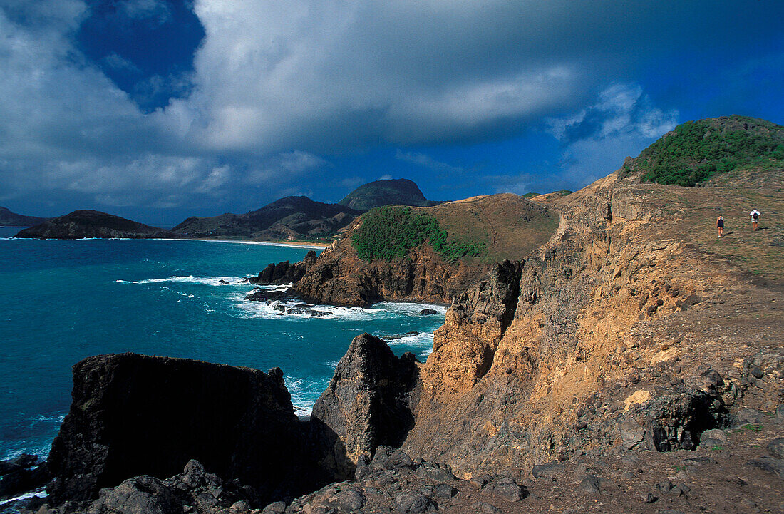 Near Chameau, Anse a Cointe, Iles de Saintes, Guadeloupe Caribbean, America