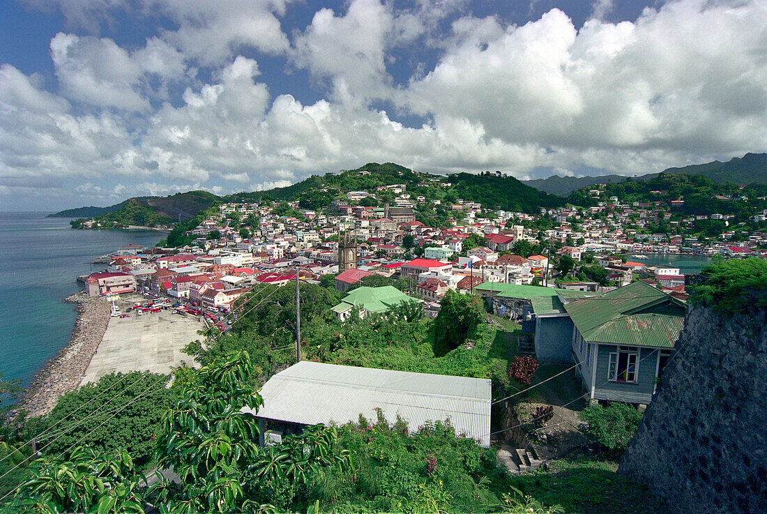 View on St. George´s, Grenada, Caribbean
