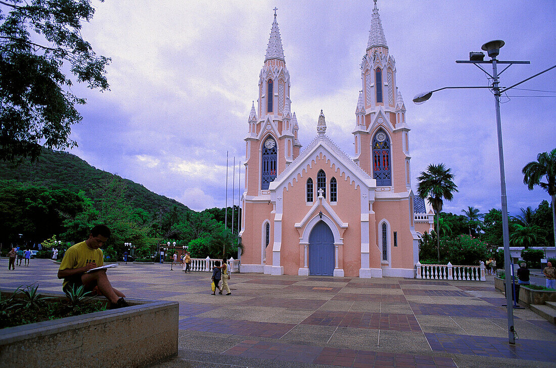 Basilica of Our Lady of the Valley El Valle del Es, Isla Margarita Venezuela, Caribbean, America