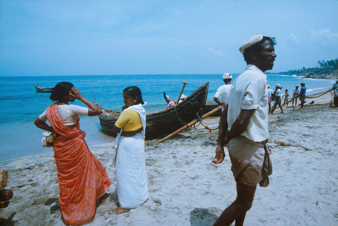 Fischer, Kovalam Beach, Trivandrum, Kerala Indien