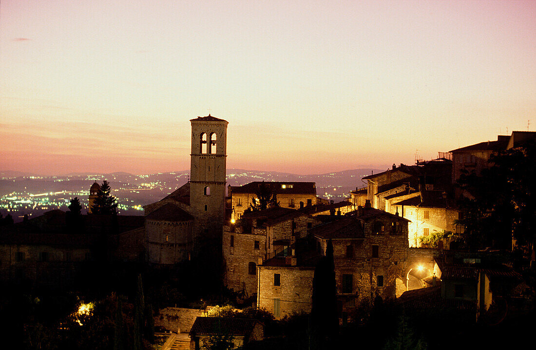 Santa Maria Maggiore, Assisi, Umbrien Italien