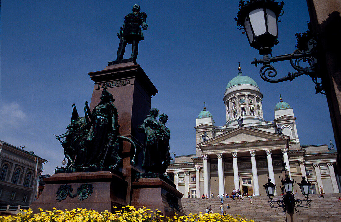 Senatsplatz und Domkirche, Helsinki Finnland