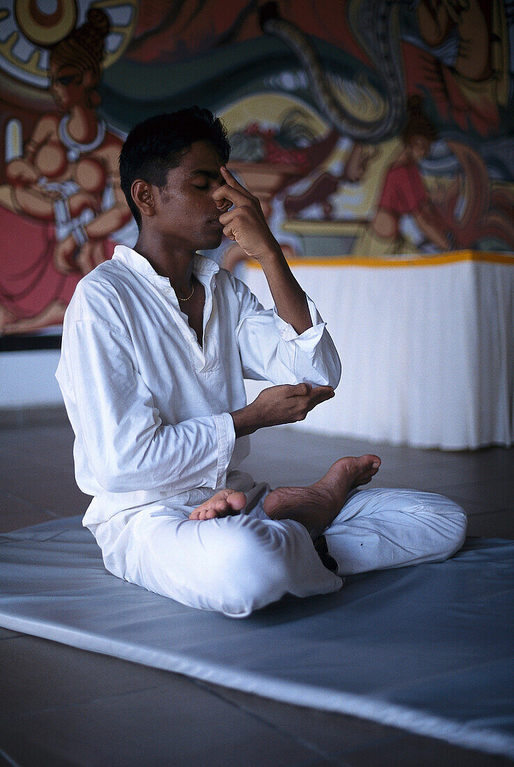 Young man, Yoga, Ayurveda, Health Sri Lanka