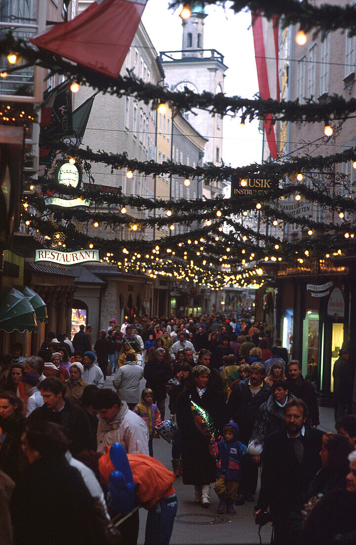 Getreidegasse, Salzburg Oesterreich