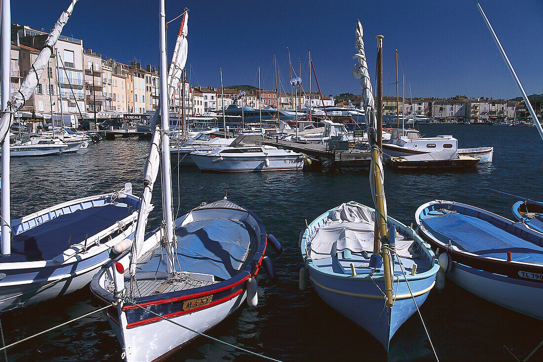 Harbour, Boats, St. Tropez Côte d'Azur, France