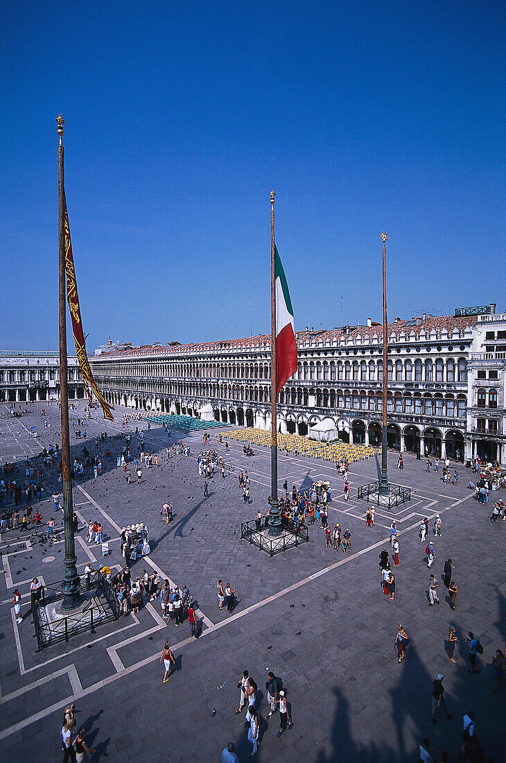 Overview, San Marco Place Venice, Italy