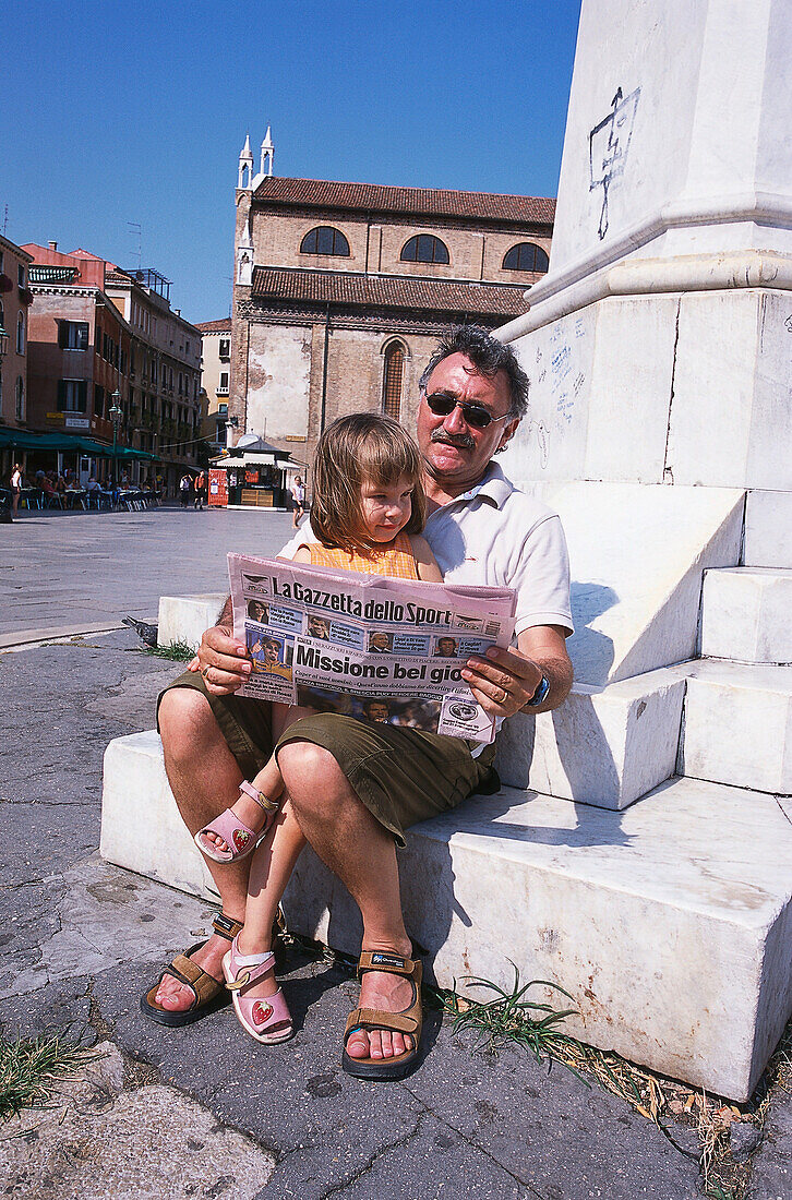 Campo S. Stefano, San Marco Venice, Italy