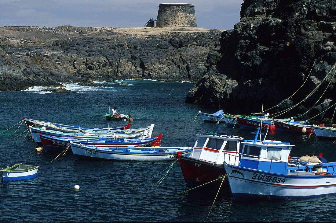 Fischerhafen von El Cotillo, Fuerteventura Kanarische Inseln, Spanien