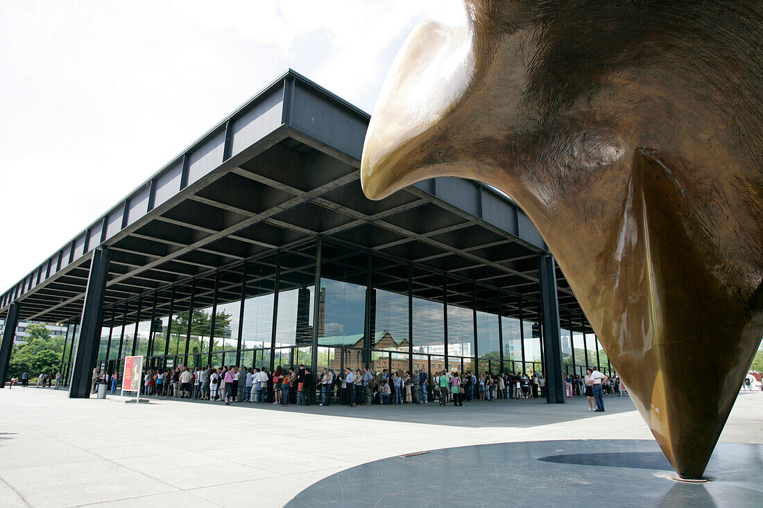 Berlin-MoMA Museum of Modern Art-Neue Nationalgalerie-Mies van der Rohe