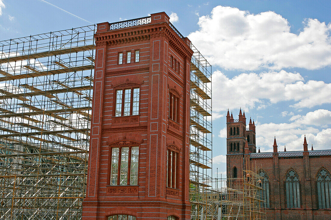 Berlin, Fasadendemonstrationsbau des Hohenzollern-Stadtschlosses