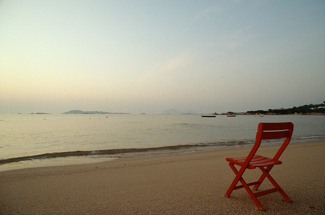 Strand am Hotel Romazzino, Costa Smeralda Sardinien, Italien