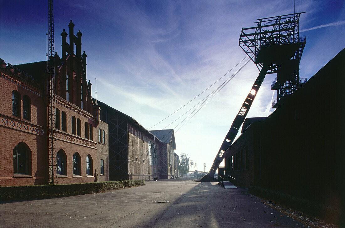 Abandoned factory terrain, Zeche Zollern II, Dortmund, Ruhr Basin, North Rhine-Westphalia, Germany