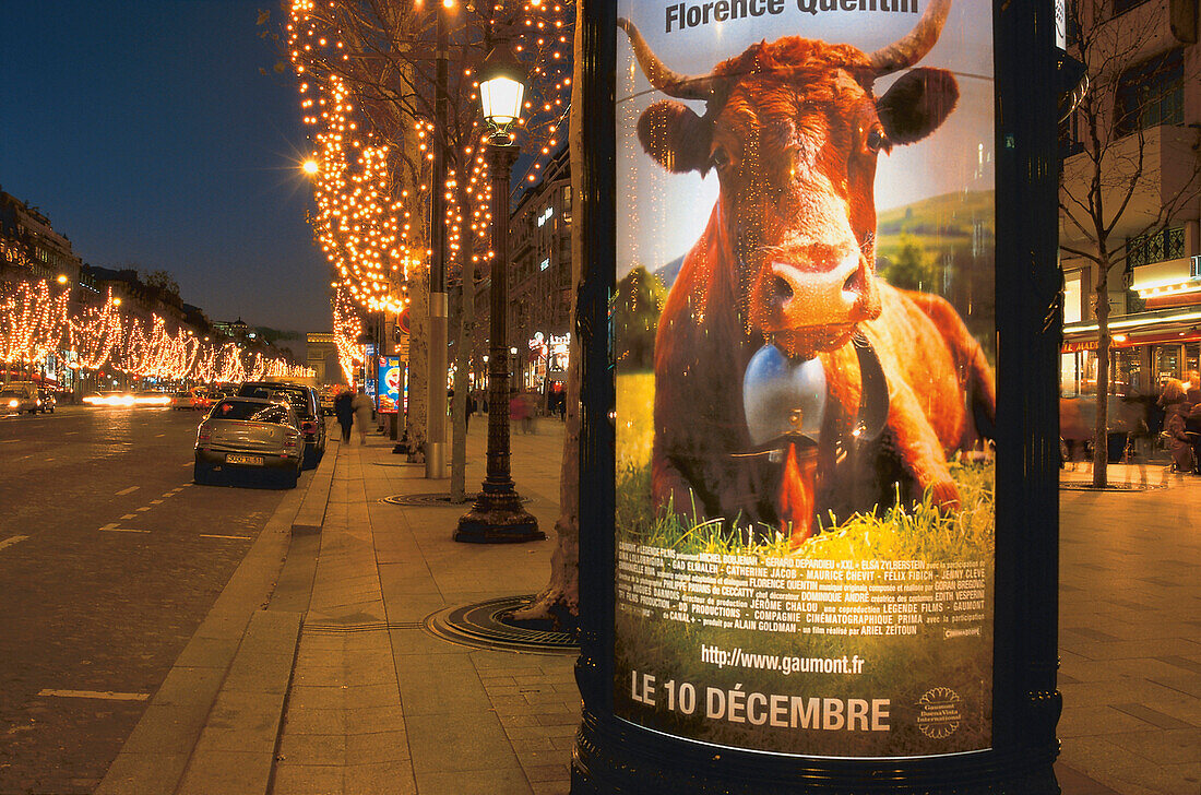 Champs Elysées, Paris Frankreich