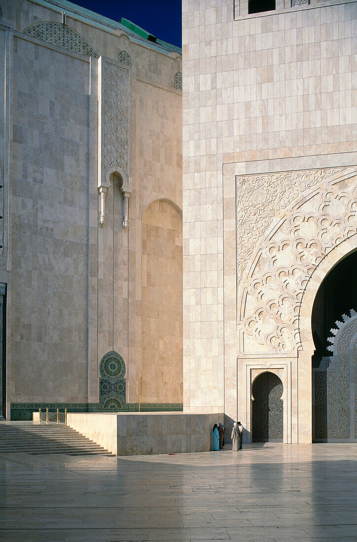 The modern Mosque Hassan II, Casablanca, Morocco