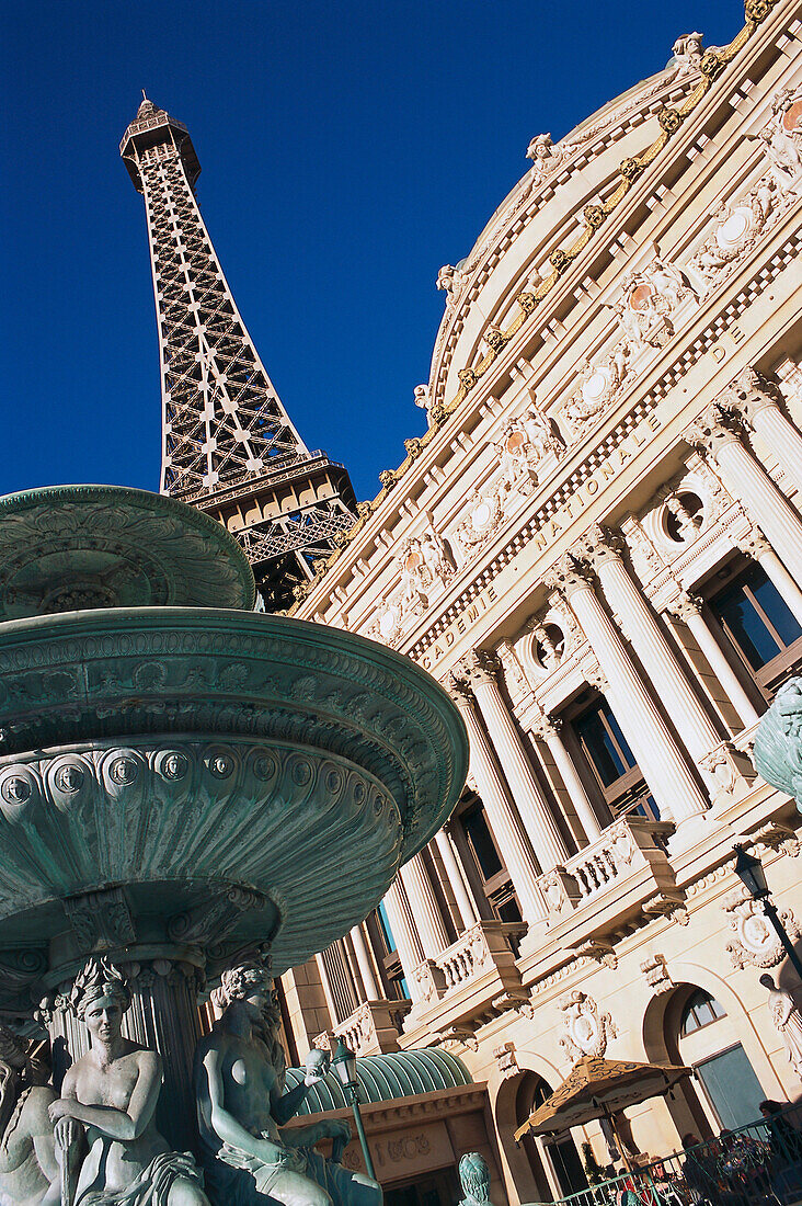 Detail of the Paris Las Vegas Hotel, Las … – License image