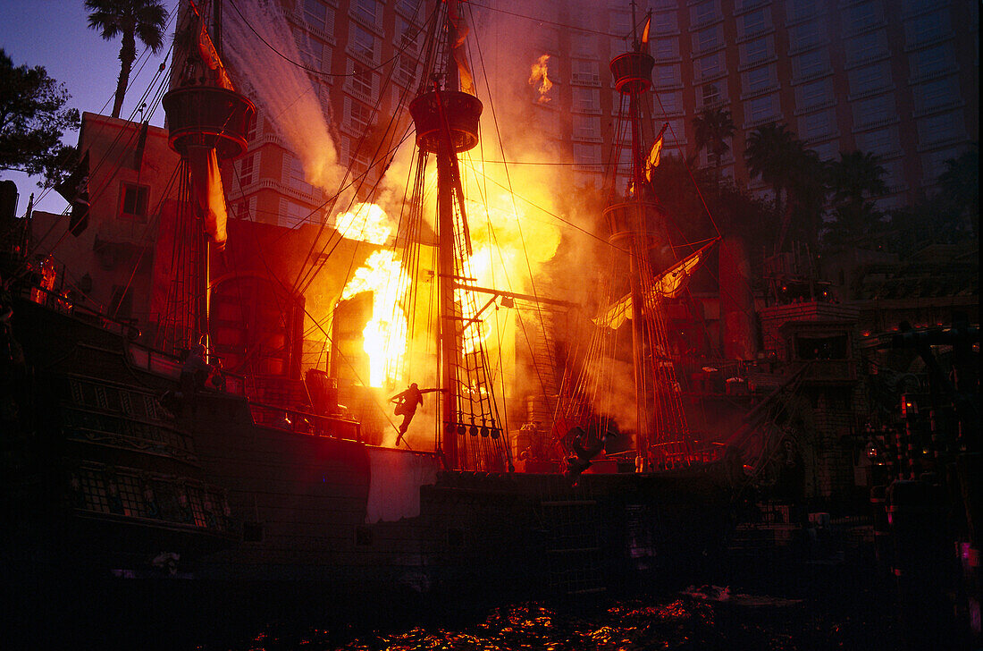 Treasure Insel pirate show, Las Vegas Nevada, USA