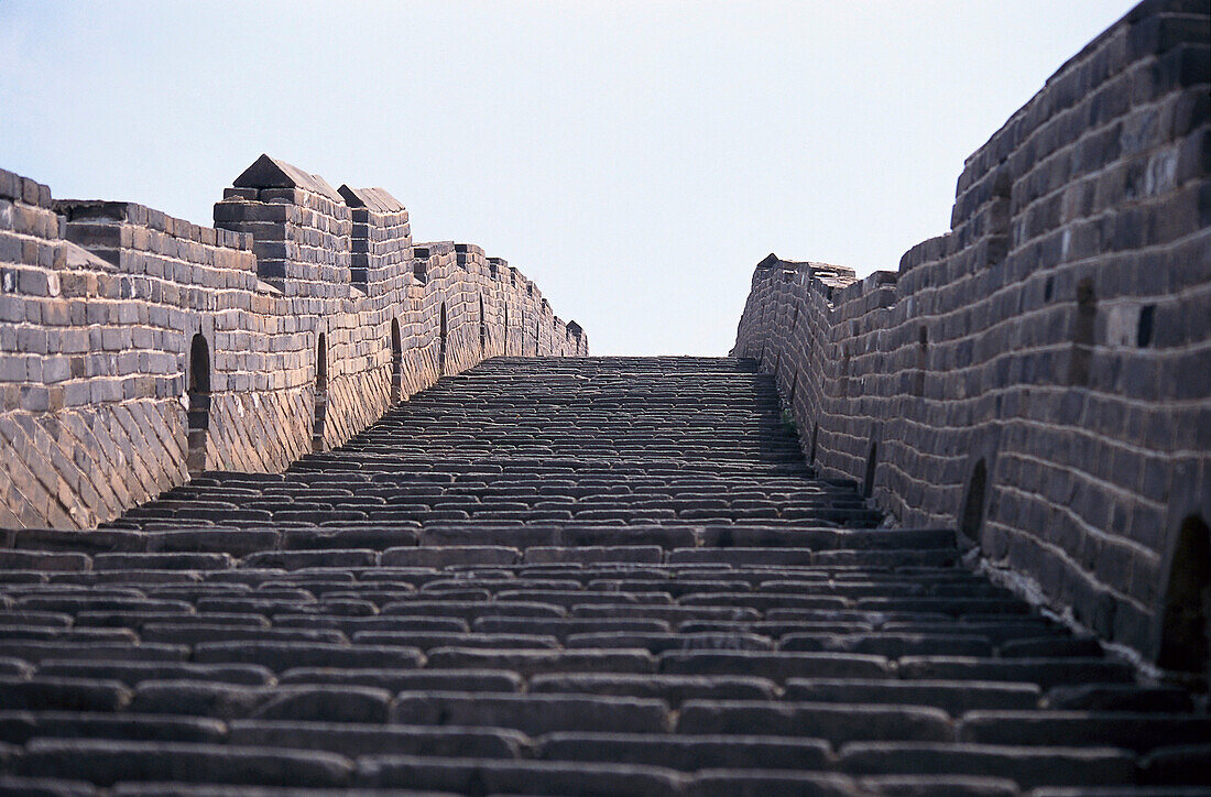 Detail der chinesischen Mauer, Simitai, China, Asien