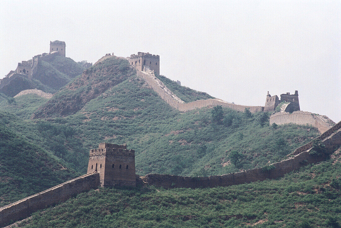 View at the Great Wall of China, Simitai, China, Asia