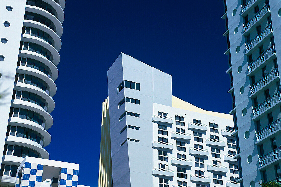 Postmodern Buidings, Miami Beach, Miami Florida, USA