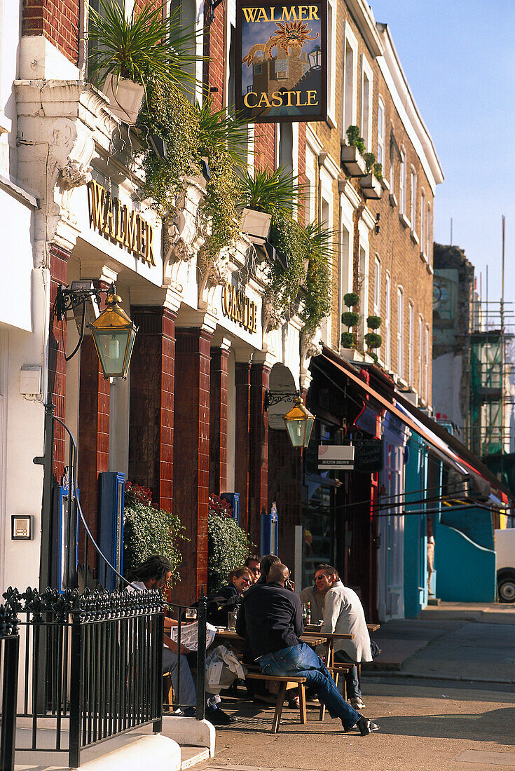 Pub in Notting Hill, London, England, Großbritanien