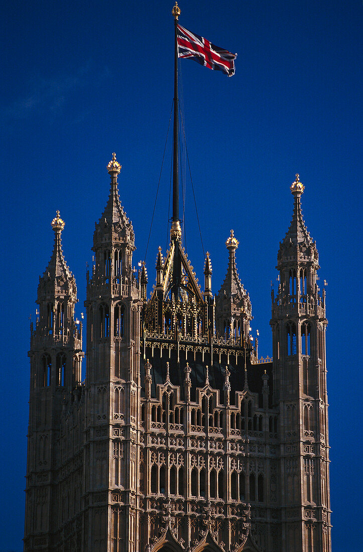 Victory Tower, Parliament, London, England Great Britain