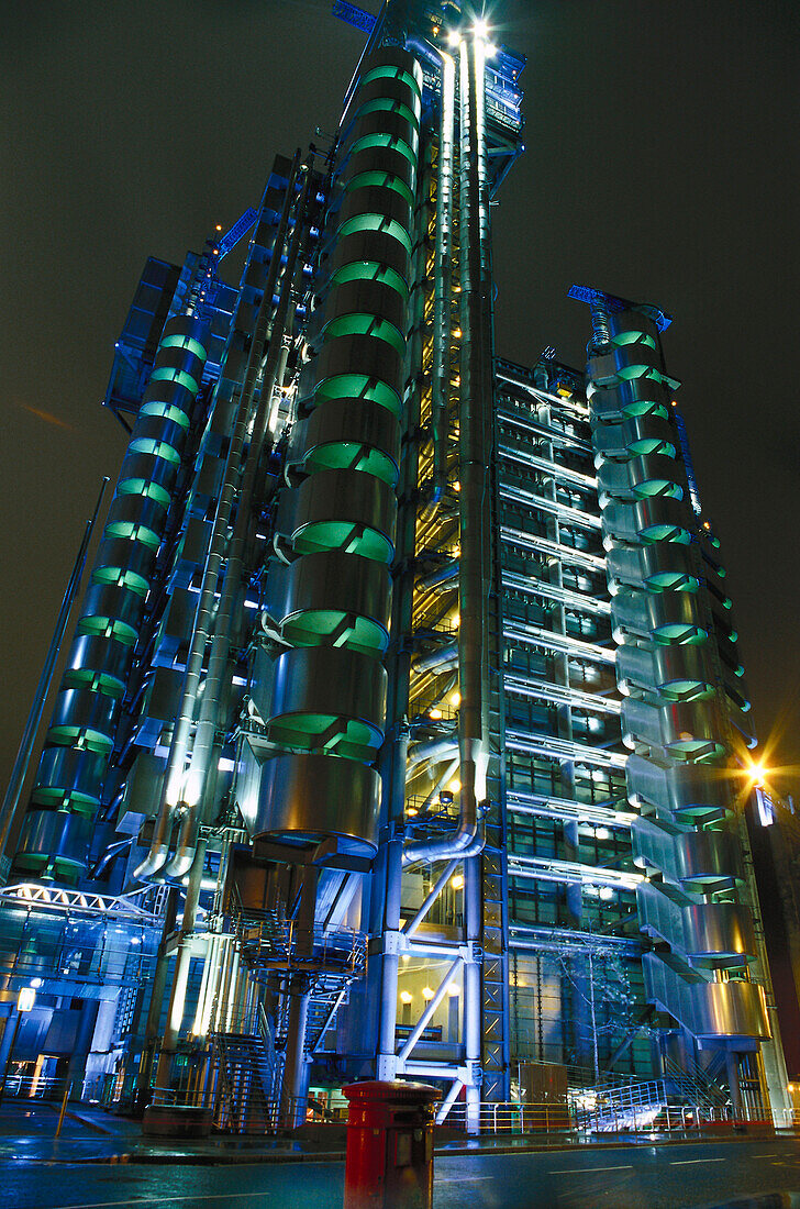 Lloyds Building, architect Richard Rogers, London, England, Great Britain