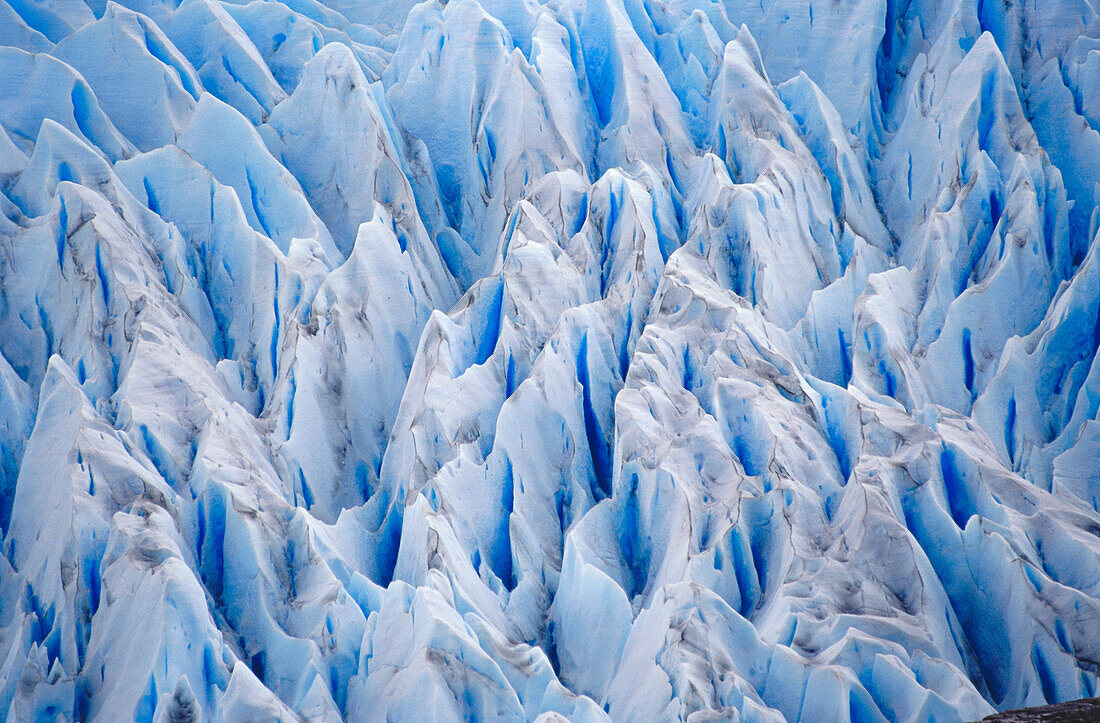 Grauer Gletscher, Nahaufnahme, Torres del Paine Nationalpark, Chile