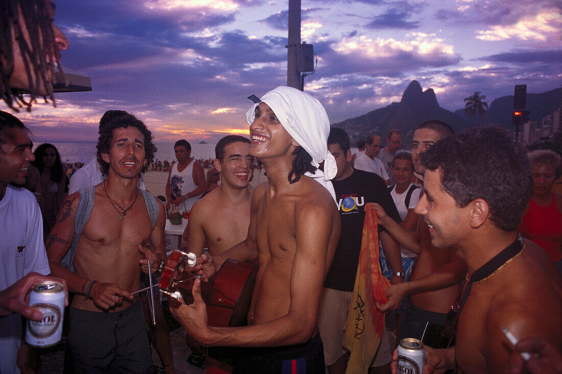 Samba on Ipanema Beach, Rio de Janeiro Brazil