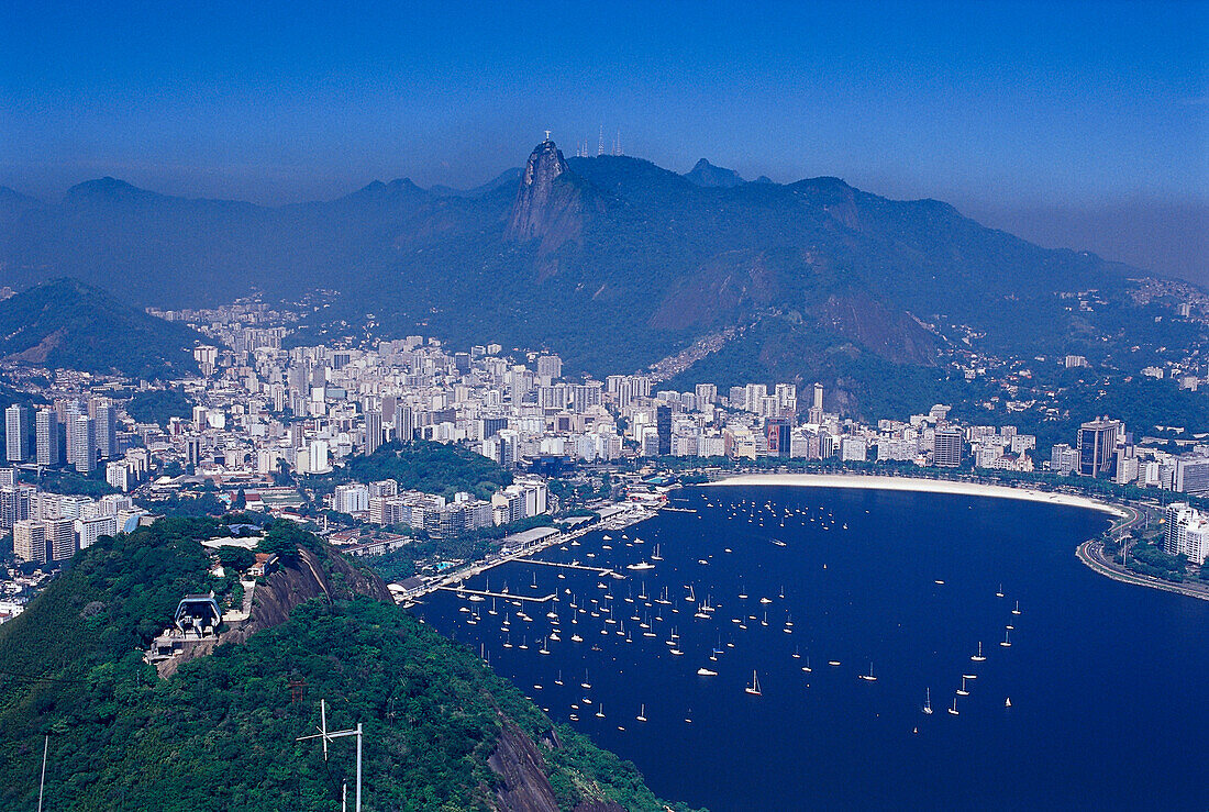 Botafogo Bay & Corcovado, Rio de Janeiro Brazil