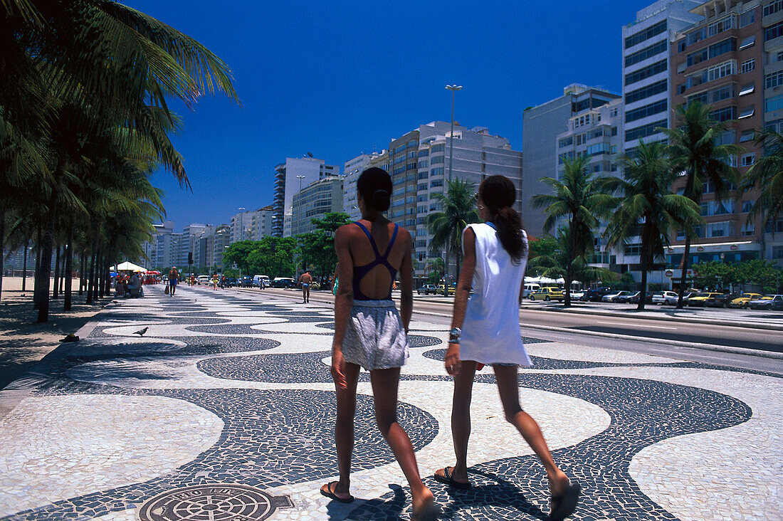 Atlantic Avenue, Copacabana, Rio de Janeiro Brazil
