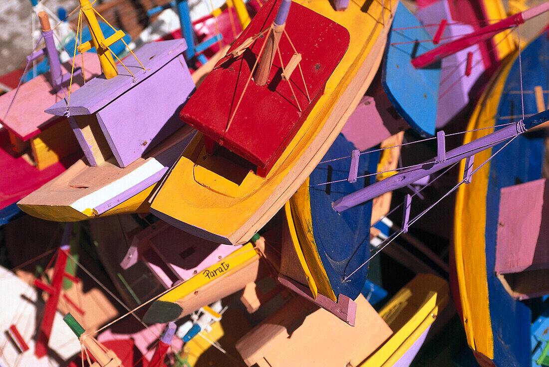 Toy boats, Paraty, Costa Verde Brazil