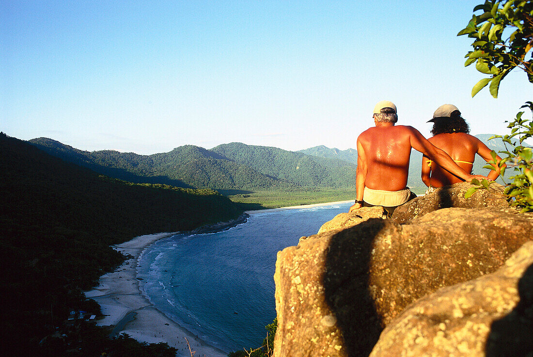 View to beach, Ilha Grand, Costa Verde Brazil