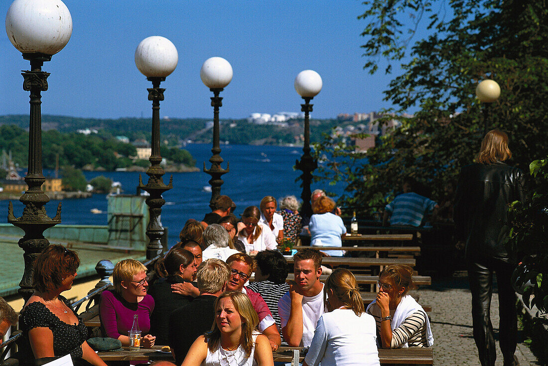 Mosebacke, Mosebacke torg, Södermalm, Stockholm, Schweden